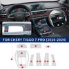 For Chery Tiggo 7 Pro -2024 TPU Car Navigation Screen Film Gearbox Protective Sticker Anti-scratch Interior Accessories