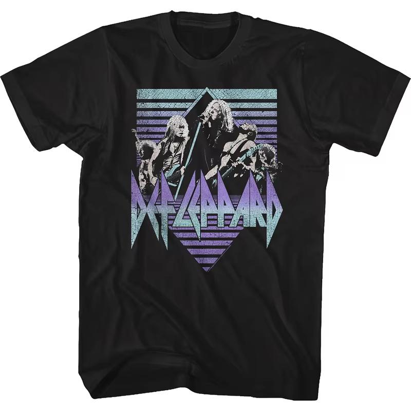2026 Def Leppard Baumwoll Band Shirt Unisex Sommer Kurzarm Modemarke T-Shirt Luxus Lässig Vintage T-Shirt