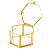 Geometrical Clear Glass Jewelry Box Jewelry Organize Holder Rings Box Necklaces Bracelets Earrings Jewelry Accessories
