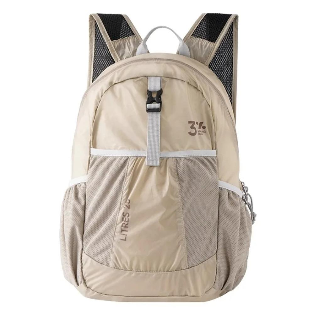 

Large Capacity Hiking Daypack Adjustable Straps Ultralight Backpack Trekking Travel хаки