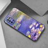 Claude Monet Phone Case For Samsung Galaxy A12 A02S A22 A32 A52 A72 A71 A51 A41 A31 A21 A11 A50 A70 A10S A20S Black Cover