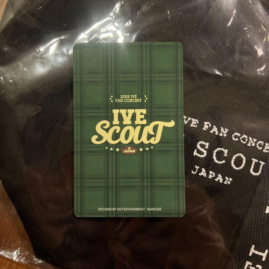 [USED] 1st day of Nagoya performance IVE SCOUT VIP exclusive benefit Eugene trading card