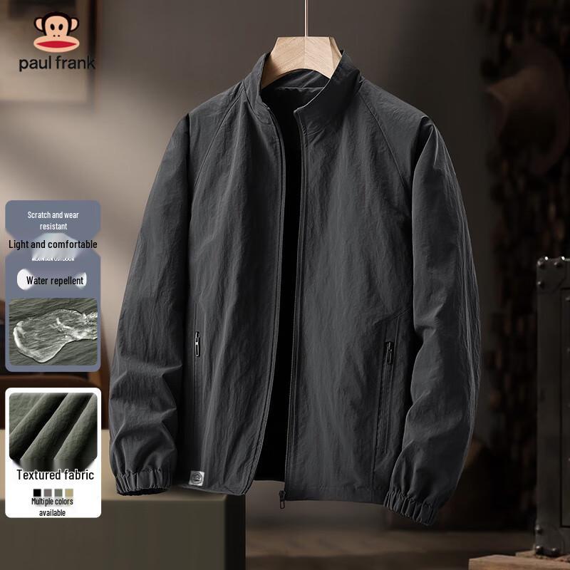 

Paul Frank Men s 2025 Fall Casual Loose Solid Stand Collar Jacket XL