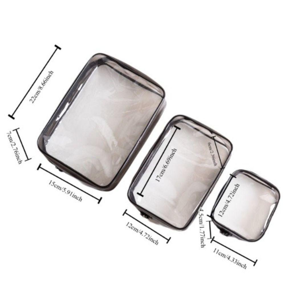 Thicken Doll Display Bag PVC Cosmetic Bag Portable Transparent Makeup Bag  Mini Bag Accessories