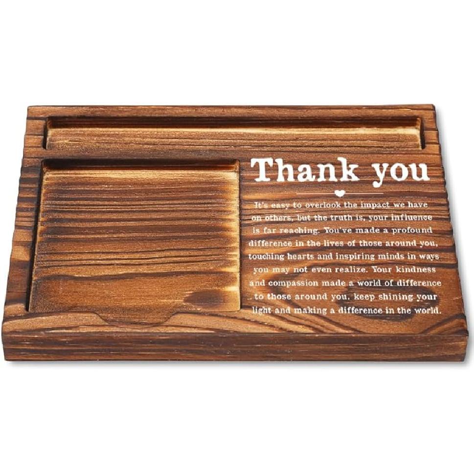 Funny Quotes Office Sticky Note Holder, Cute Humor Sticky Note Holder, Thank You Appreciation Gifts for Friends Women Men Coworkers, Office Desk Thank You Gifts