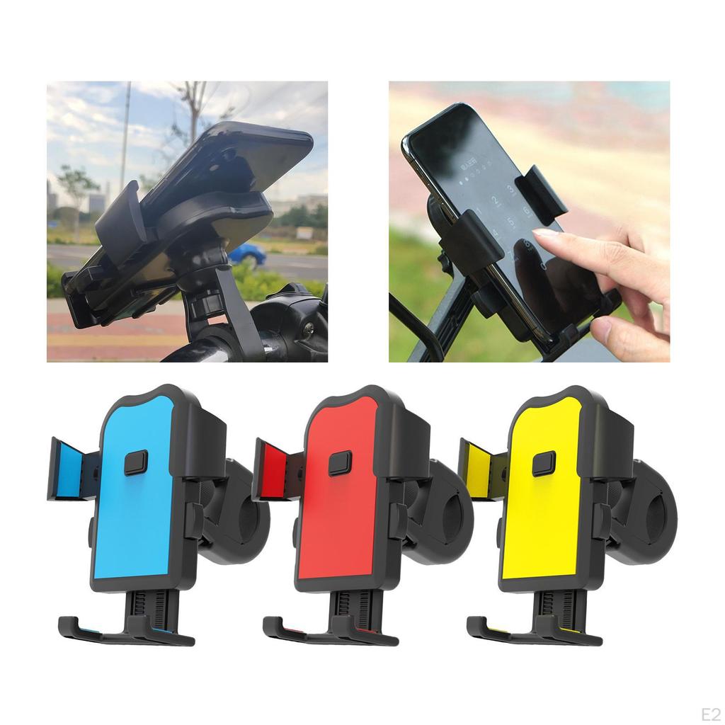 Bike Phone Holder Rotation for 4.5"-7.2" Smartphones Universal Stand Motorcycle Support Mount