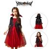 Kids Halloween Wicked Vampire Cosplay Costume Red Tulle Skirt Fancy Dress Party