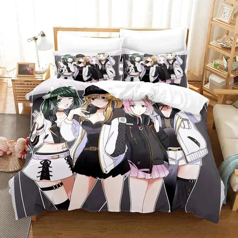 3D Print Anime D4DJ All Mix Bedding Set Single Twin Full Queen King Size Bed Set Adult Kid Bedroom Duvet Cover Sets Home Textile