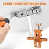 Cabinet Door Positioning Tool Doors Aluminum Alloy Installation Positioner Cabinet Positioning Tool Versatile Mounting Jig