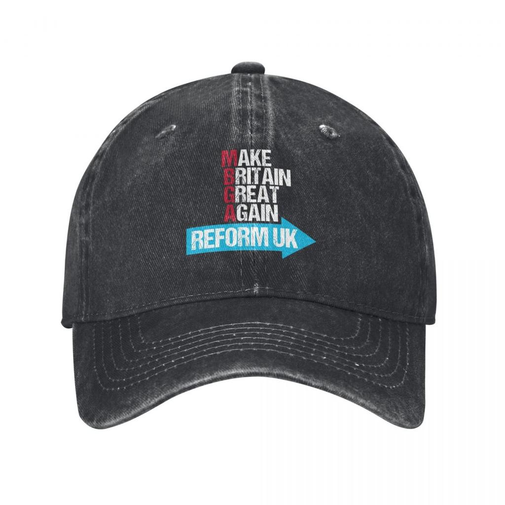 Make Britain Great Again Basebollkeps Retro Sliten Bomull Reformera Storbritannien Solkeps Herr Dam Utomhus Sommar Justerbara Kepsar Hatt
