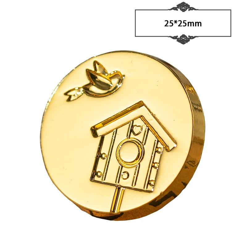 Christmas Wax Seal Stamps Sealing Wax Vintage Sello Candy Retro Envelopes Sealing Stamp Head Wedding Invitations Cards ZT0109