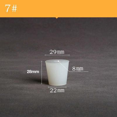 Acid Alkali Resistant Conical Wide Mouth Bottle Water Pipe Fermenter Cover Test Tube Silicone Plug Bottle Stopper