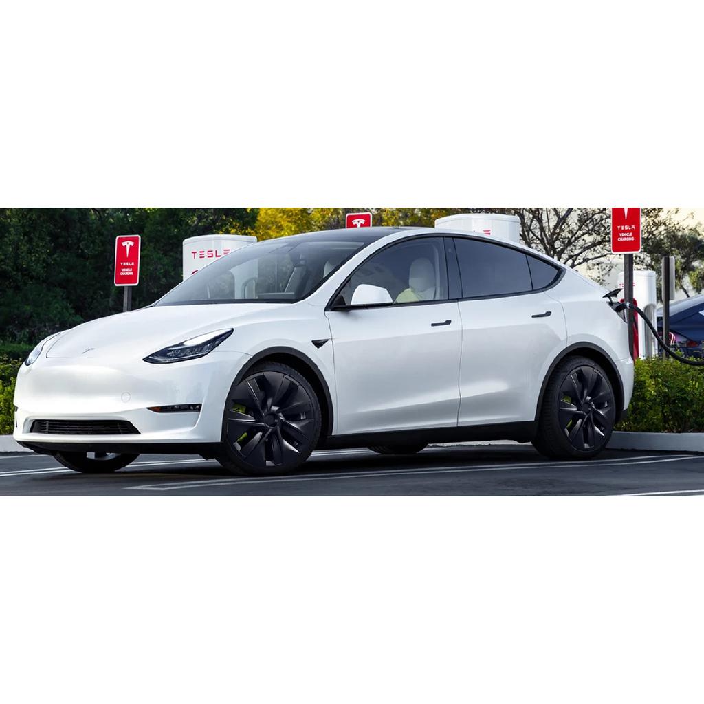 Matte Black 19 Inch Wheel Covers for Tesla Model Y 2021-2024 Hubcaps Tesla Model Y Accessories 2024