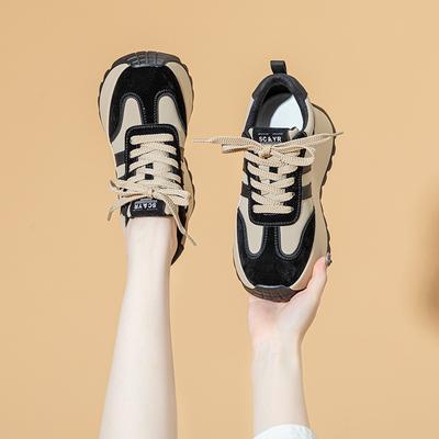 Platform Dad Shoes Women's Autumn and Winter 8CM Trend Inner Height Increase Casual Fashion Small Women's Shoes