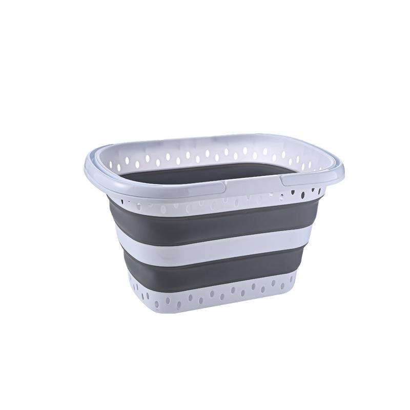 Portable Folding Laundry Basket - Large Capacity and Durable Design for Versatile Storage