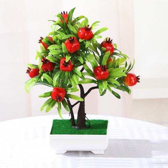 1 Pcs Artificial Flower Simulation Different Shape High Quality Plastic Home Decor Artificial Fruit Tree for Home
