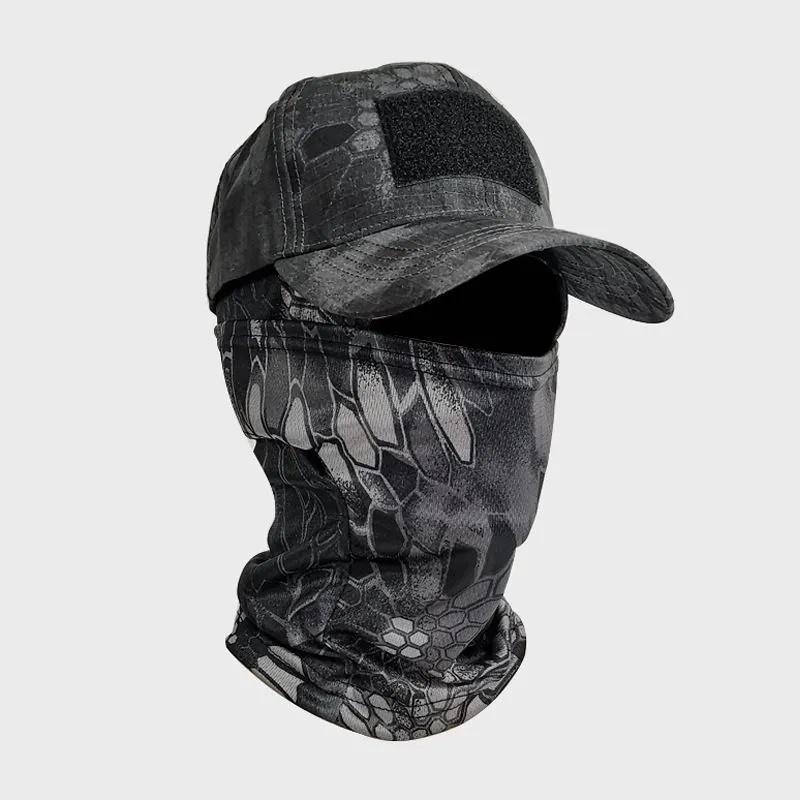 Camo Baseball Caps Sunscreen Breathable Camouflage Balaclava Hat Outdoor Fishing Hiking Hunting Sports Cap Sunscreen Caps