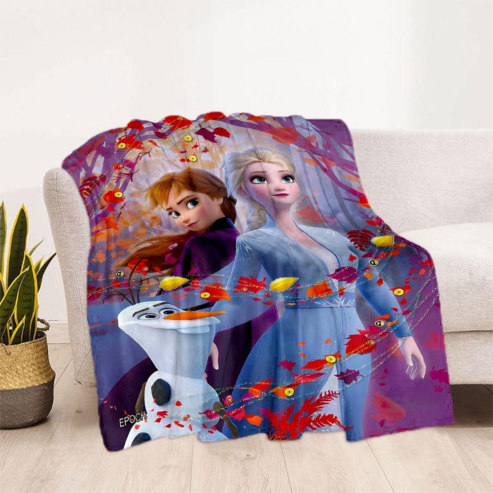 Frozen Adventure Blanket Comfortable Great for Picnics Seaside Bedding for All Seasons Warmthful Decor Gift for Travel Home Birthdays