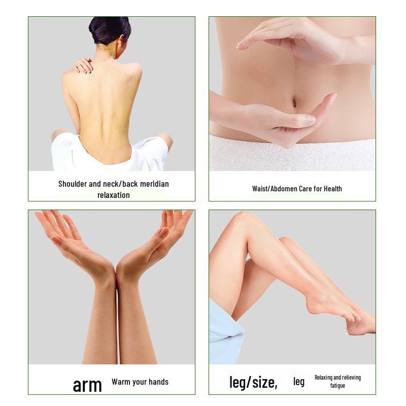 Zázvor Pelyněk Masážní olej na celé tělo a obličej s tepelnou terapií pro meridiány, Gua Sha a úlevu ramen/krku.