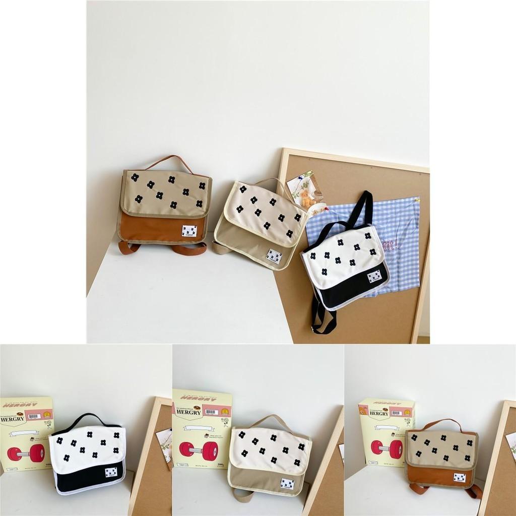 Stylish Korean Inspired Children's Backpack Cute Large Capacity Canvas Daypack For School