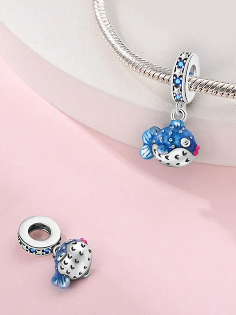 Charms Plata Copper Colors Ocean Octopus Turtle Starfish Beads Pendant For Original Bracelet For Women Diy Jewelry Love Gift