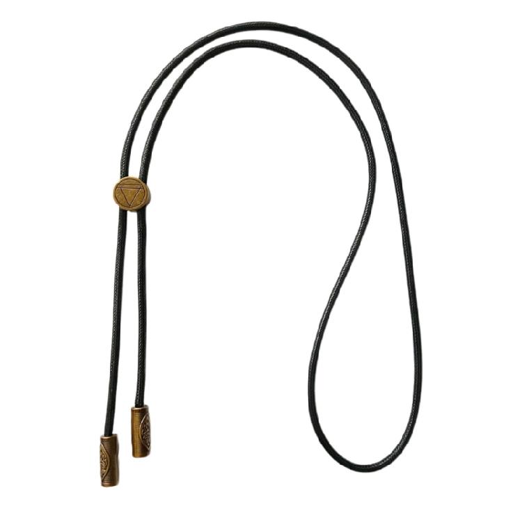 Гравированный кулон Шнурки-боло Деловой галстук-боло Западный галстук-боло Костюм на Хэллоуин Декоративный галстук-боло для рубашки 1