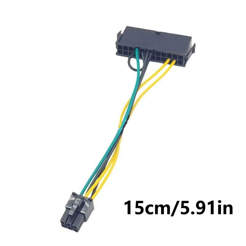 Power Converters Cable 24Pin To 6Pin Connector for 7050 7080 3669 3050 5050 3668 Computer Motherboard Power Supply Adapter
