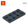 88Pcs/Lot 3020 2x4 Basic Construction Bricks Colorful Traditional Parts Works With featuring Brick DO IT YOURSELF Kids Toy Assembly Gift Idea Box