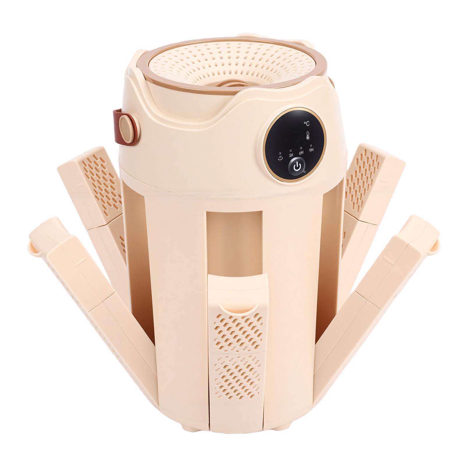 Shoe Dryer Portable Foldable Constant Temperature Timer 6 Claws Fast Drying Shoe Machine EU Plug 220V