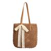 Yogodlns Eco Straw Shopping Bag For Women New Bohemian Beach Bag Large Capacity Shoulder Bag Trend Fashion Woven Handbag Tote