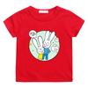 T-shirt Bambino Cartone Animato Simon Super Coniglio 100% Cotone Carina Ragazzi Ragazze Manica Corta Stampa Manga Top Bambini Casual Toddler Estate