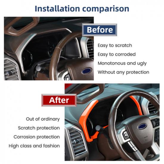 Center Console trument Panel Decor Cover Trim Moldings for 2015-20 Ford F150