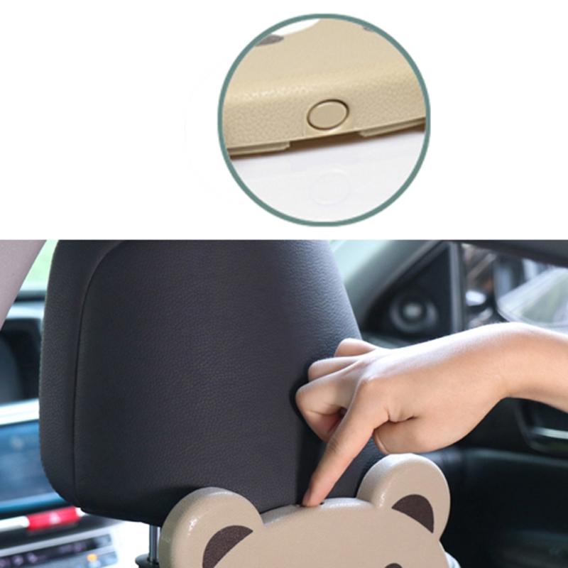 Auto Back Seat Table Drink Food Cup Tray Holder Stand Folding Car Drink Holder Cartoon Baby Dinner Plate for Car Kids