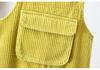Korean Kids' Corduroy Overalls with Crotch Opening (0-3 Years) - 2026 New Style