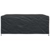 Solid Black Furniture Cover 250 x 210 x 70 cm 210D