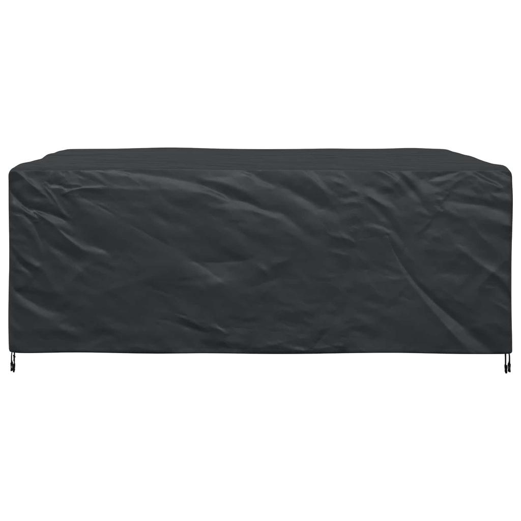 Solid Black Furniture Cover 250 x 210 x 70 cm 210D