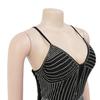 C7215 European & American Fashion Spaghetti Strap Rhinestone Dress - Sexy Tight Sleeve Short Dress for Women