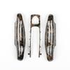 For Porsche Taycan Wood Grain Key Case Paramela Macan718 Cayenne 911 Key Wood Grain