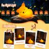 1Pc Fox Night Light, Squishy Silicone Lamp Novelty Gifts, Rechargeable Dimmable Timer Bedside Touch Nightlight for Breastfeeding
