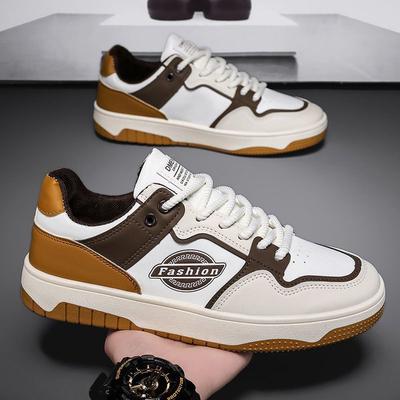 Men's Shoes Spring Trend Men's Versatile High-end Lightweight Soft-soled Sports and Leisure Little White Flat Shoes