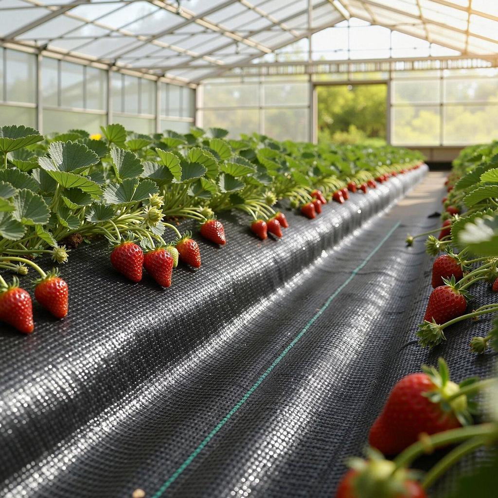 Weed Barrier Fabric Heavy Duty, 1.8x76.2m 141.7g Landscape Fabric, Woven Weed Blocker Fabrics, Garden Fabrics Weeds Barrier, Weeds Control Ground
