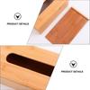 Wooden Tissue Box Napkin Holder Paper Storage Container Case for Home Living Room Bedroom Office Travel Outdoor Cars Shops