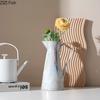 Kreative Handheld Keramikvase Bemalte Blumentöpfe Tischdekoration Blumenarrangement Florale Vasen Raum Ästhetische Deko