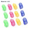 Yousheng 12Pcs Cat Spiral Spring Interactive Bite Resistant Training Cat Coil Spiral Springs for Swatting