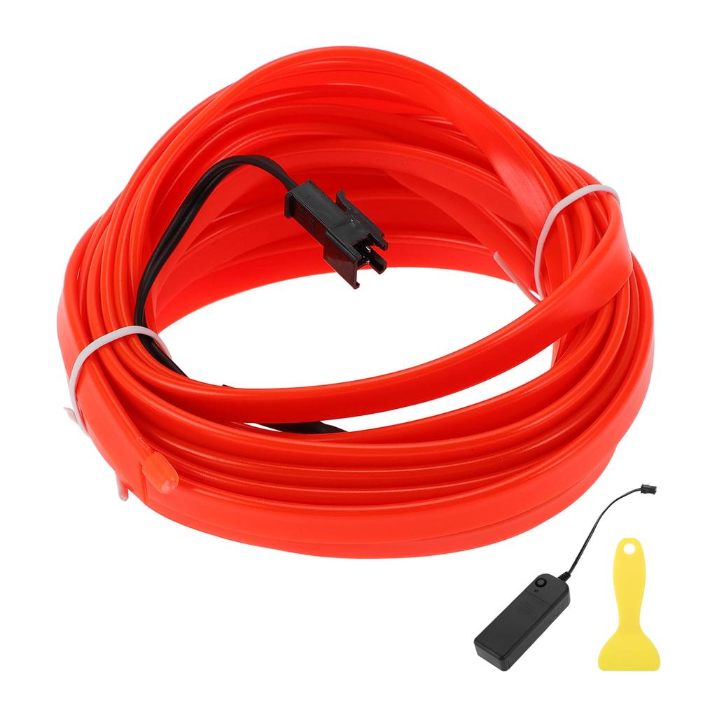 A ABSOPRO 5m EL Wire Cable LED Glow String Lights Car Interior Light Strip