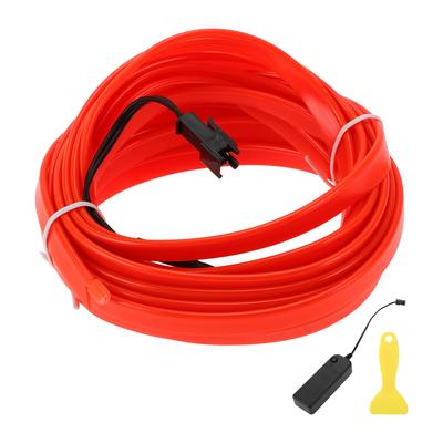 ABSOPRO 5m EL drát Kabel LED svítící řetězové světlo Pás pro osvětlení interiéru auta