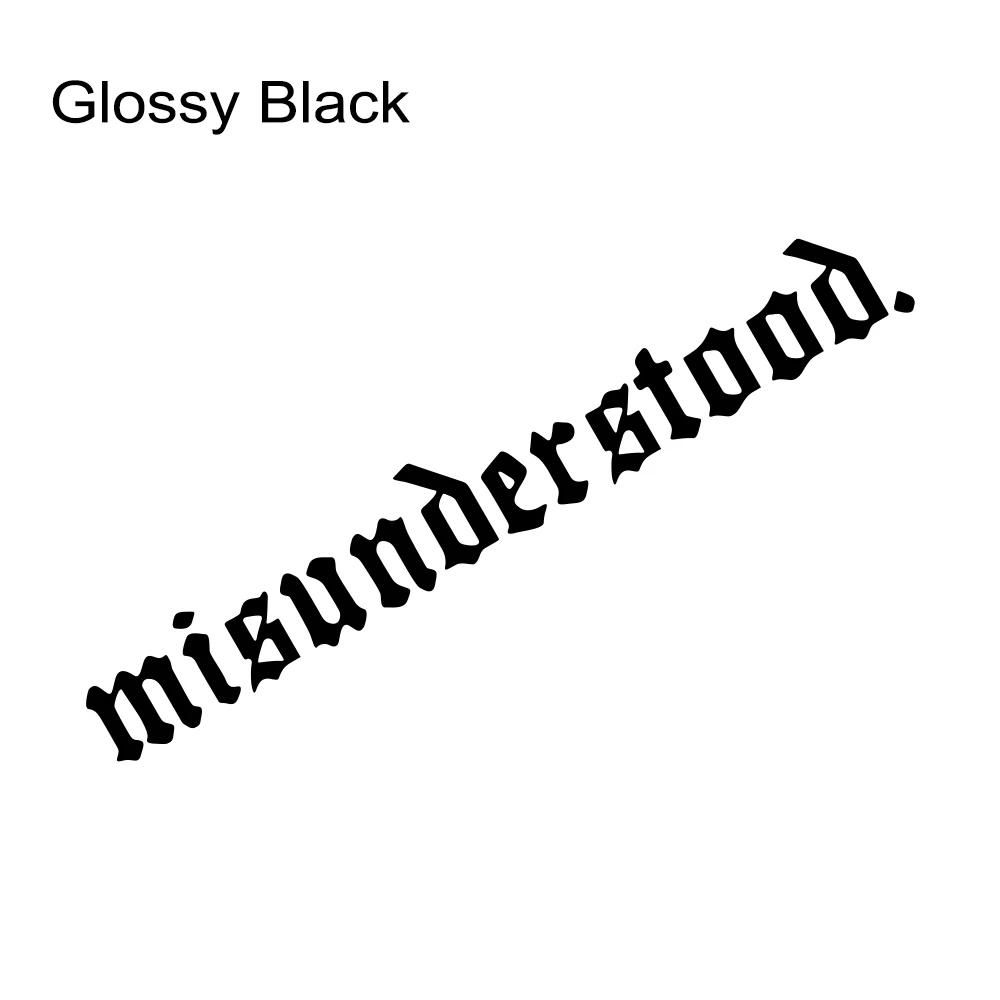 

Misunderstood Slogan Car Windshield Banner Sticker Waterproof Vinyl Decal Automobile Windscreen Styling Decoration Accessories 50x6.5cm