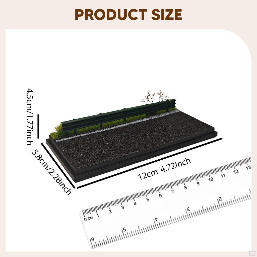 1/64 Model Car Display Base Diecast Stand Background Collections Micro Landscape for
