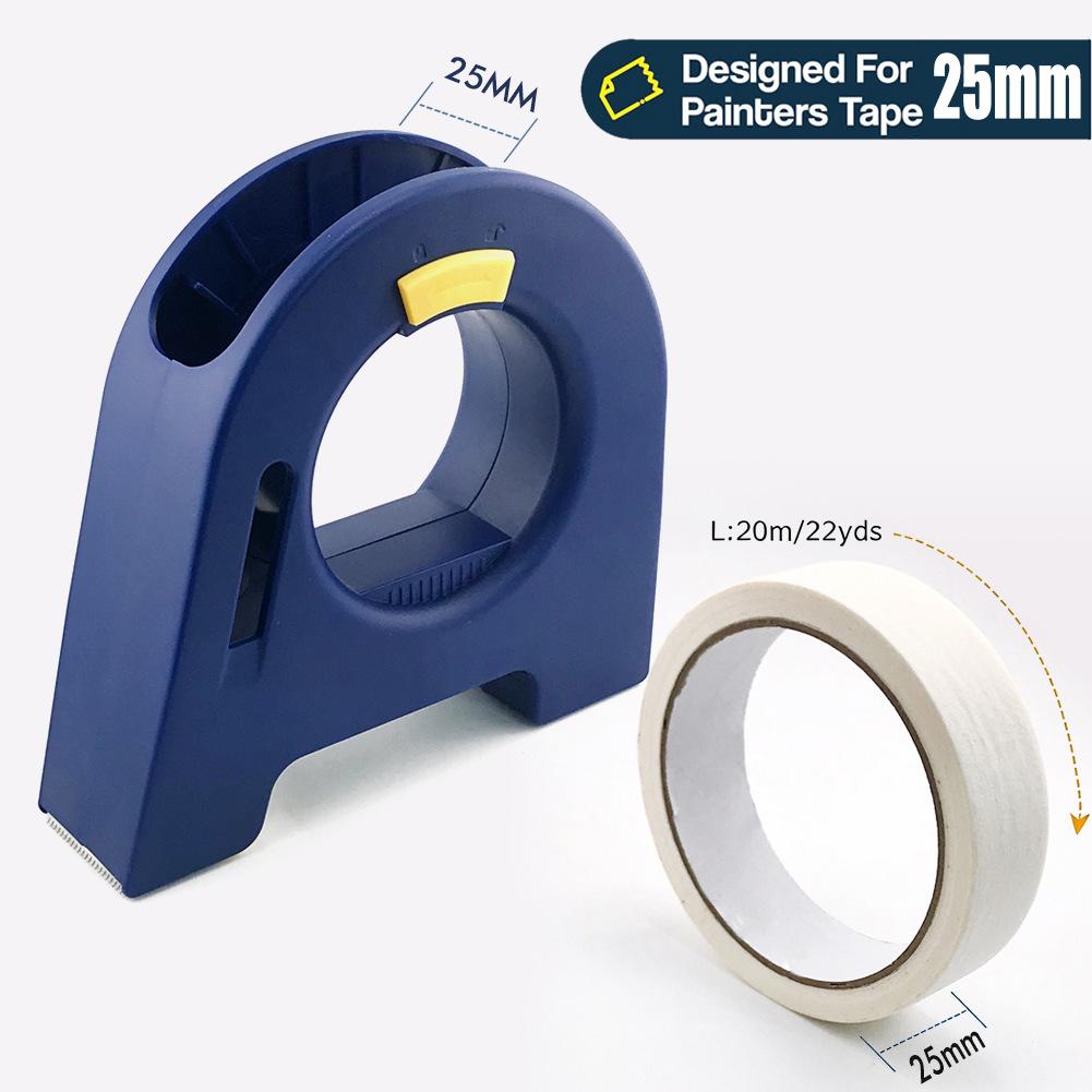 Heavy-Duty Tape Dispenser – Durable PVC Construction for Crafts, Renovation, Classroom Desk & Wall Painting Projects