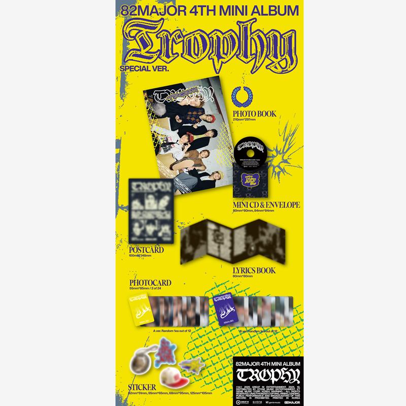 [Pre-order] 82MAJOR - Mini 4th Album [Trophy] (Special ver.)